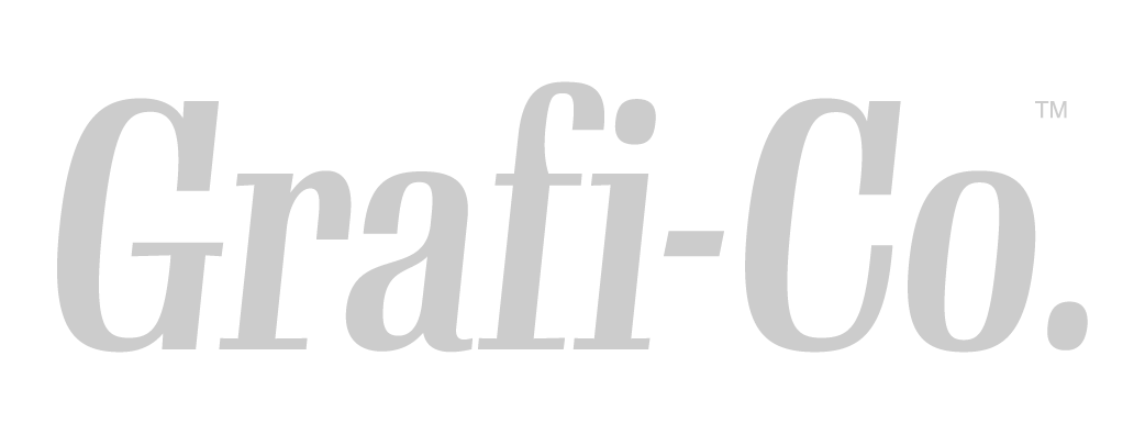 Grafi-Co. geometric serif wordmark