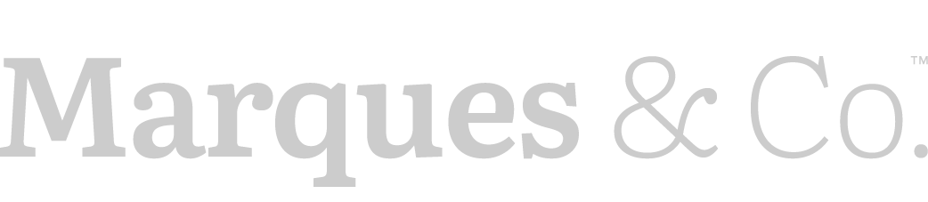 Marques & Co. architectural typography wordmark